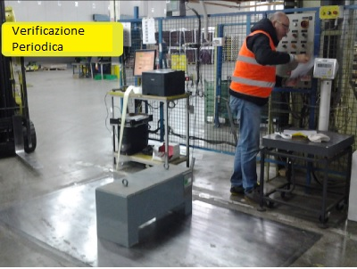 taratura e bollatura pesa di magazzino